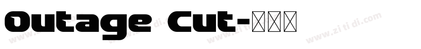 Outage Cut字体转换